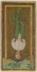 Der Verräter, Faksimile einer Tarotkarte aus dem 